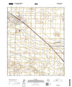 2019 Map of Muleshoe, 2019 Print