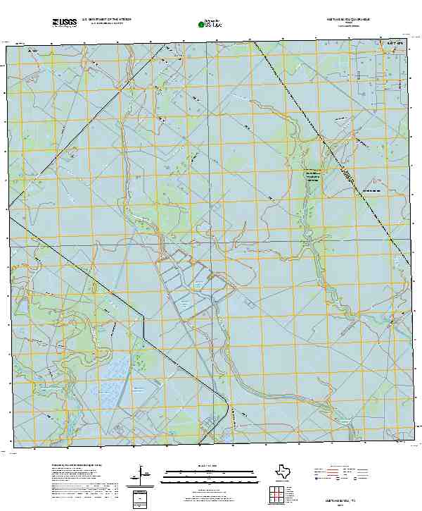 2019 Map of Mustang Bayou, 2019 Print