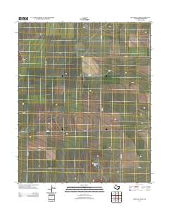 2012 Map of Mustang Lake, 2012 Print