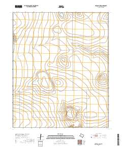 2019 Map of Mustang Lake, 2019 Print