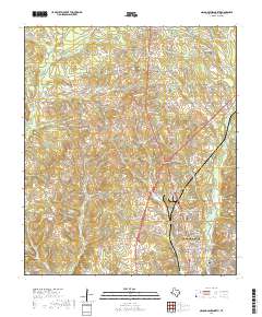 2019 Map of Nacogdoches North, 2019 Print