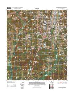 2013 Map of Nacogdoches South, 2013 Print