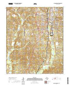 2019 Map of Nacogdoches South, 2019 Print