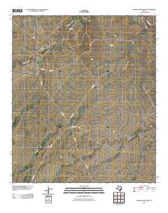 2010 Map of Narrow Bow Draw, 2010 Print