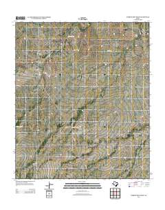 2013 Map of Narrow Bow Draw, 2013 Print