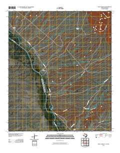 2010 Map of Neely Arroyo, 2010 Print