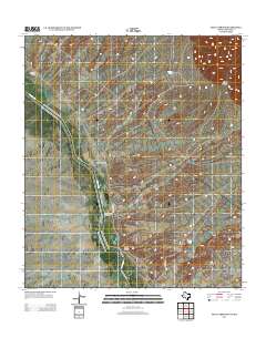 2013 Map of Neely Arroyo, 2013 Print