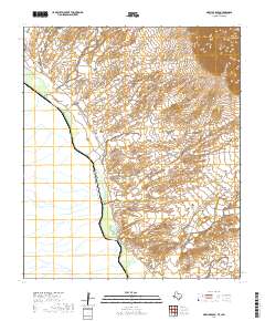 2019 Map of Neely Arroyo, 2019 Print