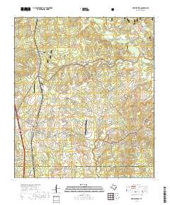 2019 Map of New Waverly, 2019 Print