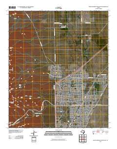 2010 Map of North Franklin Mountain, 2010 Print
