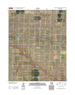 2012 Map of North of Red Cow Draw, 2012 Print