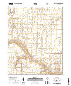 2019 Map of North of Red Cow Draw, 2019 Print