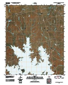 2010 Map of Northeast Lake Kemp, 2010 Print