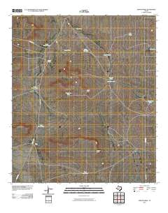 2010 Map of Norton Mesa, 2010 Print