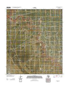 2012 Map of Notrees, 2012 Print