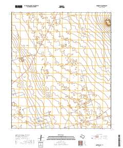 2019 Map of Notrees NW, 2019 Print