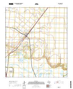 2019 Map of Odem, 2019 Print