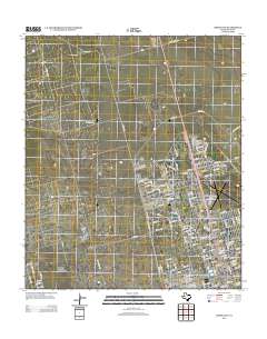 2013 Map of Odessa NW, 2013 Print
