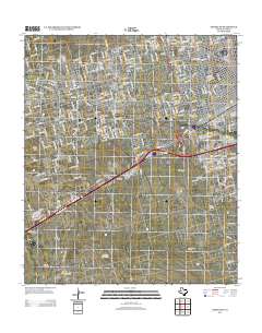 2012 Map of Odessa SW, 2012 Print
