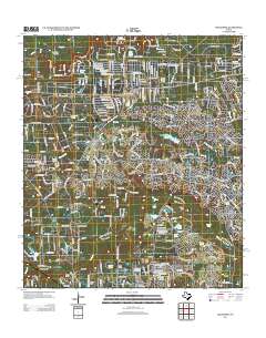 2013 Map of Oklahoma, 2013 Print