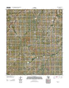 2013 Map of Orla, 2013 Print