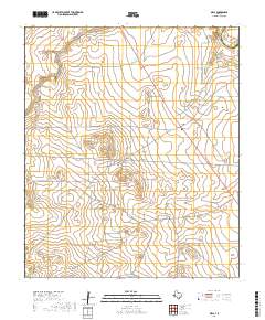 2019 Map of Orla, 2019 Print