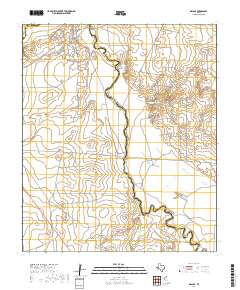 2019 Map of Orla SE, 2019 Print