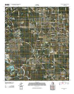 2010 Map of Outlaw Pond, 2010 Print