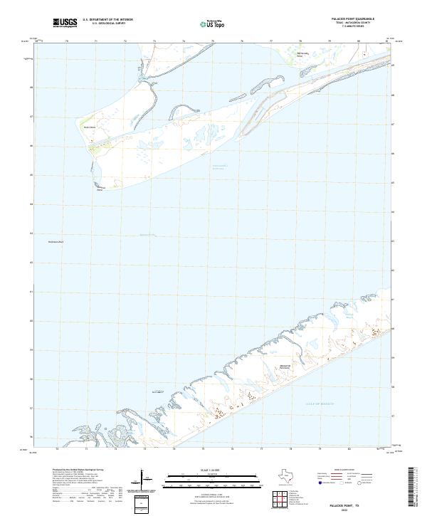 2022 Map of Palacios Point, 2022 Print