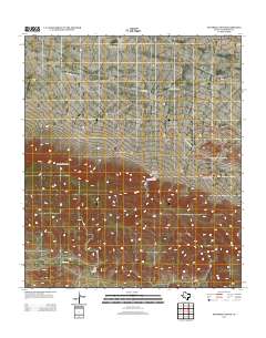 2012 Map of Panther Canyon, 2012 Print