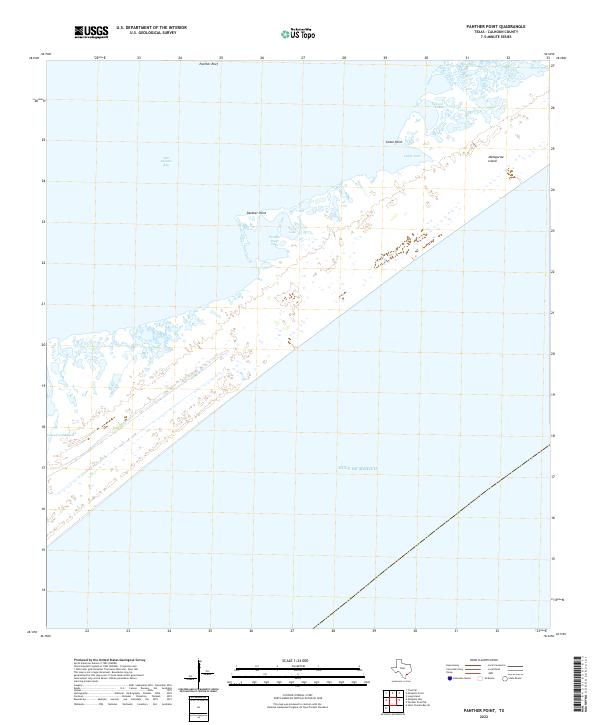 2022 Map of Panther Point, 2022 Print