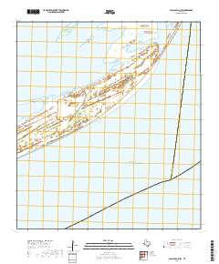 2019 Map of Pass Cavallo SW, 2019 Print