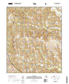 2019 Map of Pecan Creek, 2019 Print