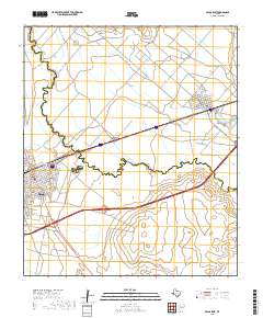 2019 Map of Pecos East, 2019 Print