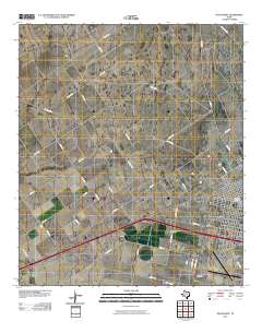 2010 Map of Pecos West, 2010 Print