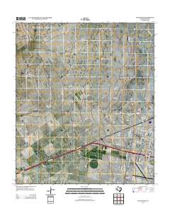 2012 Map of Pecos West, 2012 Print