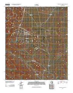 2010 Map of Phone Line Canyon, 2010 Print