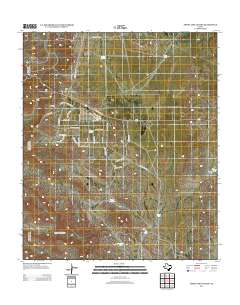2013 Map of Phone Line Canyon, 2013 Print