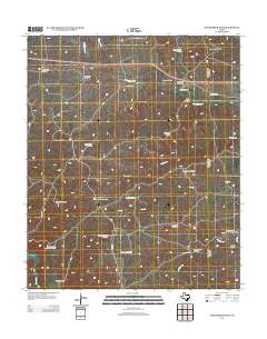 2012 Map of Pitchfork Ranch, 2012 Print