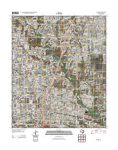 2013 Map of Plano, 2013 Print