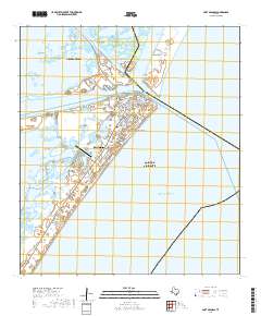 2019 Map of Port Aransas, 2019 Print