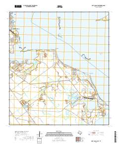 2019 Map of Port Lavaca East, 2019 Print