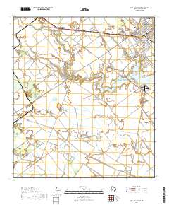 2019 Map of Port Lavaca West, 2019 Print
