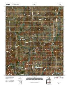 2010 Map of Postoak, 2010 Print