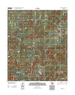 2012 Map of Postoak, 2012 Print