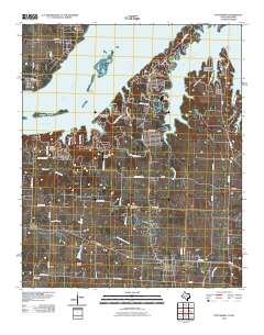 2010 Map of Pottsboro, 2010 Print