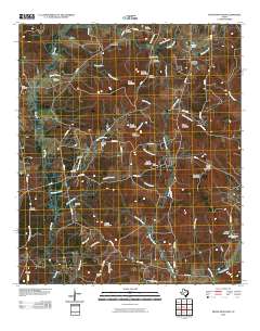 2010 Map of Pryor Mountain, 2010 Print