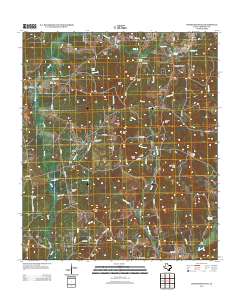 2013 Map of Pryor Mountain, 2013 Print