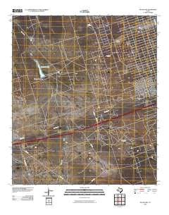 2010 Map of Pyote East, 2010 Print