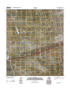 2013 Map of Pyote East, 2013 Print